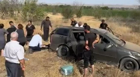 Şəhid ailəsinin üzvləri qəzaya düşdülər: 5 nəfər yaralandı