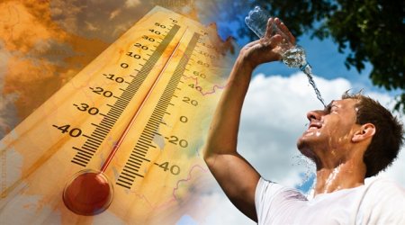 FAKTİKİ HAVA: Bəzi rayonlarda 40 dərəcə isti var