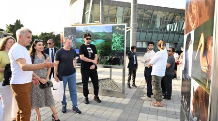 Leyla Əliyeva təbiətin mühafizəsinin 100 illiyinə həsr olunmuş fotosərginin AÇILIŞINDA - FOTO