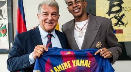 Lamin Yamal “Barselona”nın yeni 10 nömrəsi oldu