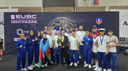 Daha bir boksçumuz Avropa birinciliyində medal qazandı