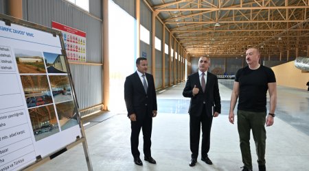 Xocalı kərpic zavodunun açılışı olub - FOTO