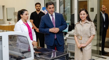 Leyla Əliyeva “Məlhəm Hospital”ı ziyarət etdi - FOTO