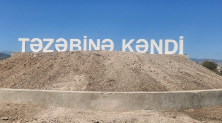 İlin sonunadək Xocalının Təzəbinə kəndində ümumilikdə 197 fərdi ev hazır olacaq