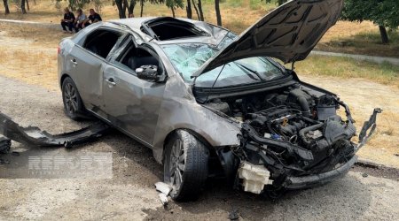 Sumqayıtda ağır yol qəzası baş verib, yaralılar var - FOTO
