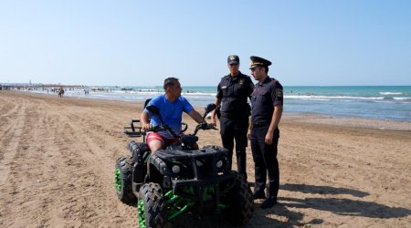 Çimərliklərdə bunlar qadağandır - Polis nəzarətə başladı - FOTO