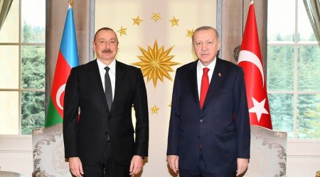 Ərdoğan İlham Əliyevə təşəkkür etdi