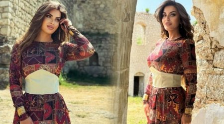 Şuşadakı geyimi diqqət çəkdi – FOTO