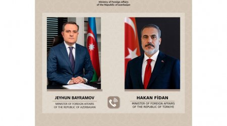 Ceyhun Bayramov Hakan Fidanla Ermənistan-Azərbaycan sülh prosesini MÜZAKİRƏ ETDİ