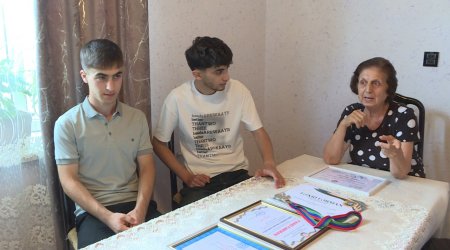 700 bal toplayan Şəki məktəblisi: “Olimpiadada qazandığım medalı anama həsr etmişdim” - FOTO