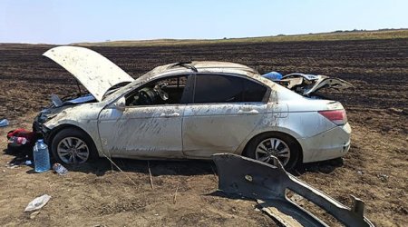 Füzulidə “Hyundai” aşdı - Xəsarət alan var - VİDEO