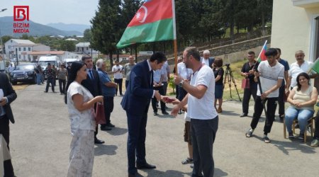 Ballıca kəndində 17 ailəyə evlərinin açarları təqdim edildi - FOTO