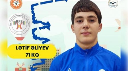 Azərbaycanlı idmançıdan Avropa çempionatında 1 qızıl, 1 gümüş medal