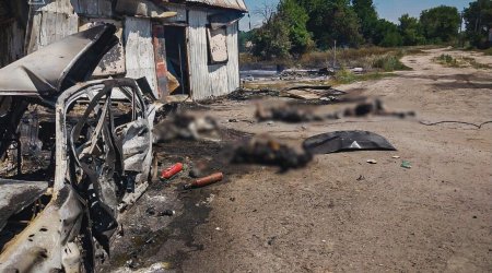 Rusiya Xarkov vilayətini atəşə tutdu: Ölənlər və yaralılar var - FOTO