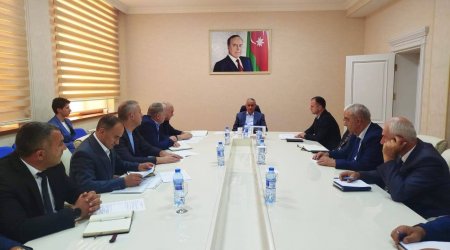 Qusarda suvarma sistemləri ilə bağlı problemlər MÜZAKİRƏ OLUNDU - FOTO