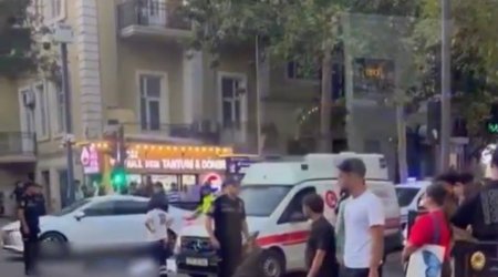 Bakıda skuter sürən qadını maşın vurub öldürdü - VİDEO