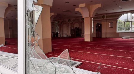 Rusiyanın hücumları nəticəsində Ukraynanın əsas məscidi DAĞIDILDI - FOTO