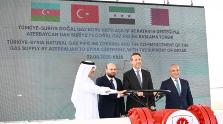 Suriyaya qaz nəqli başladı - Tarixi ANLAR- FOTO / VİDEO