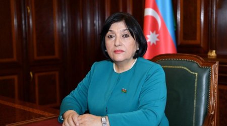 Sahibə Qafarova Türkmənistana getdi - FOTO