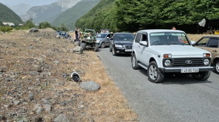 Qəbələdə bu ölkənin vətəndaşları qəzaya düşüb - ADLAR - FOTO