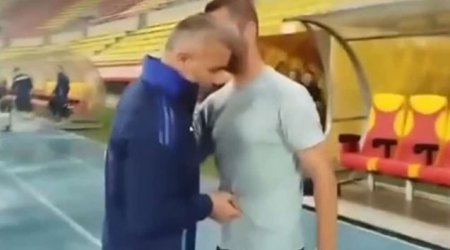 Qurban Qurbanov Muaremin qarnı ilə zarafatlaşdı - “Bu nədi, ə?!” – VİDEO