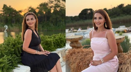 Aytəkin ailəsi ilə istirahətdə - Fotolar