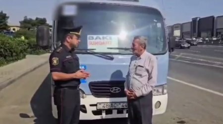 Sərxoş vəziyyətdə avtomobil sürdü - Həbs edildi – VİDEO