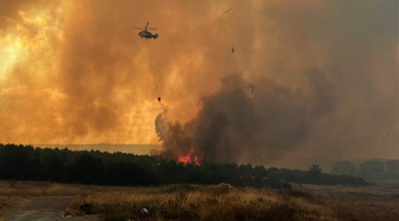 Türkiyədə meşə yanğınlarına görə 770 nəfər başqa yerə köçürülüb