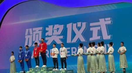 Gimnastımız Dünya Oyunlarında gümüş medal qazandı