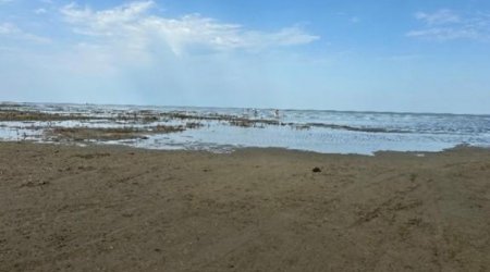 Azərbaycanın bu ərazisində dəniz 2 km GERİ ÇƏKİLİB – FOTO