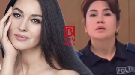 Qazaxıstanda Monika Belluçiyə bənzəyən polis GÜNDƏM OLDU - VİDEO
