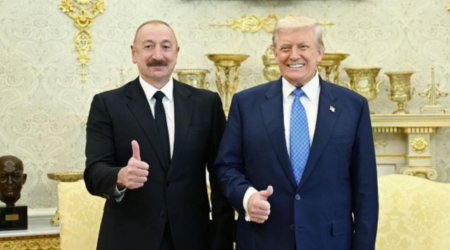 Tramp: “İlham Əliyev möhtəşəm insan və böyük liderdir” – FOTO