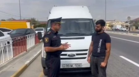 Həmin sürücü SAXLANILDI – VİDEO