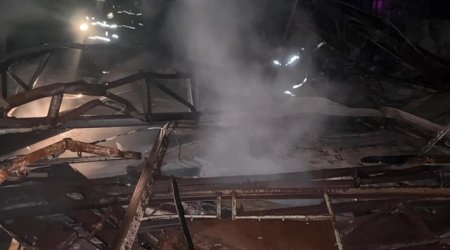 Xocalıda yanğına səbəb olan qaynaqçı saxlanıldı - FOTO