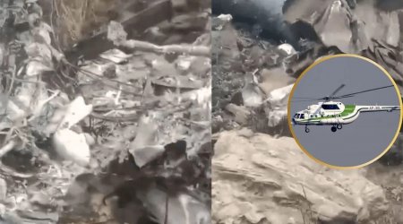 Pakistanda helikopter QƏZASI – Ölənlər var – VİDEO
