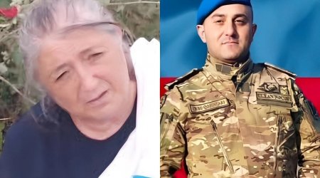 Şəhid mayorun anası vəfat etdi