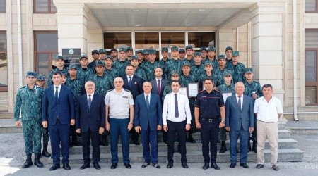 Sərhədçilərlə bayram görüşü - FOTO
