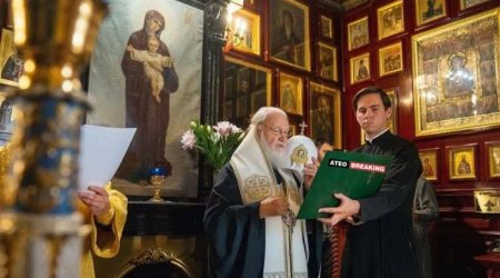 Patriarx Kirill Putinin uğurlu danışıqları üçün dua etdi