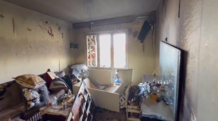 Lökbatanda yaşayış binasında PARTLAYIŞ: Xəsarət alan var – FOTO