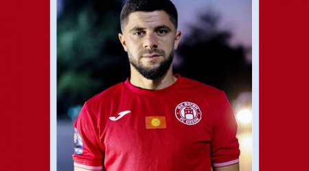 Azərbaycanlı futbolçu Qırğızıstanda növbəti qolunu vurdu