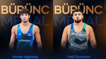 Dünya çempionatı: İki sərbəst güləşçimiz bürünc medal qazandı