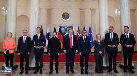 Tramp, Zelenski və Avropa liderlərinin birgə görüşü YEKUNLAŞDI