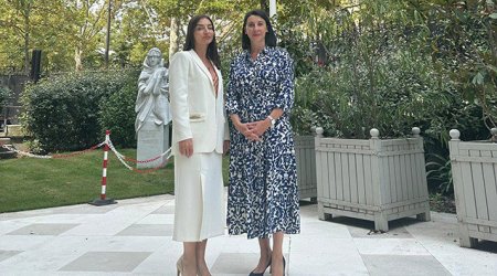 Leyla Abdullayeva Fransanın yeni səfiri ilə FOTO paylaşıb bunları yazdı