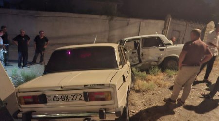 Mingəçevirdə AĞIR QƏZA: Xəsarət alanlar var - FOTO
