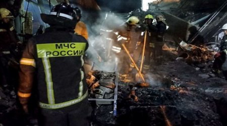 Rusiyada barıt zavodundakı yanğında həlak olanların sayı ARTDI