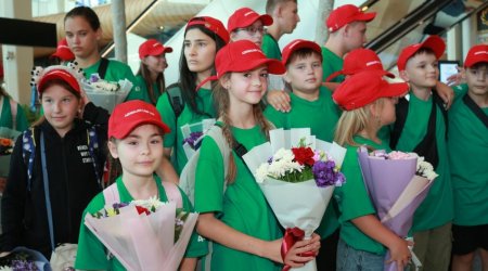 Daha 30 ukraynalı uşaq Azərbaycana gətirildi – FOTO