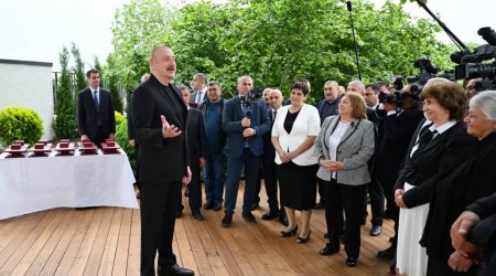 İlham Əliyevdən Kəlbəcər sakinlərinə: “Əminəm ki, burada rahat yaşayacaqsınız” - VİDEO