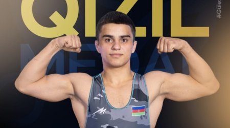 Güləşçimiz erməni rəqibinə qalib gələrək, dünya çempionu OLDU