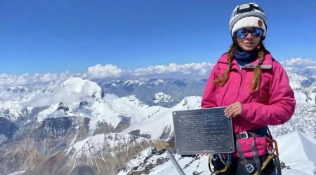 Rusiyalı alpinist həyat yoldaşının 4 il əvvəl öldüyü yüksəklikdə vəfat etdi