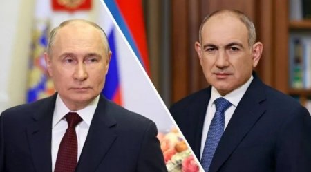 Putin Çində Paşinyanla söhbət etdi - VİDEO